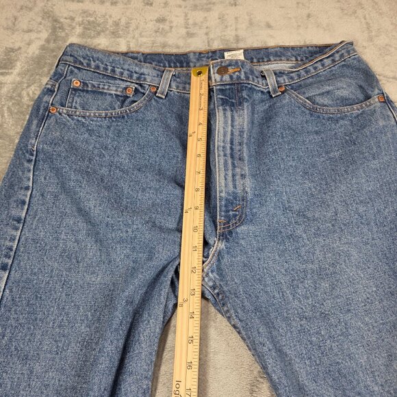 Vintage Levis 505 Jeans Mens 40X30 Blue Regular Fit Straight Leg Denim 90s - Picture 9 of 10